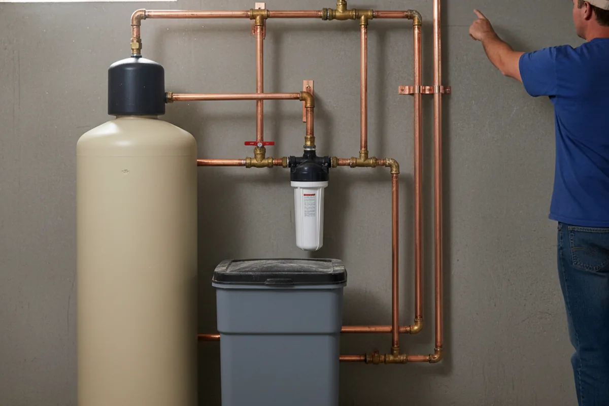 Whole-house water treatment system installed in Meadows Of Dan